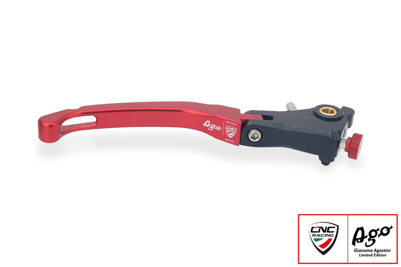 Brake lever Race folding - Giacomo Agostini Limited Edition Red