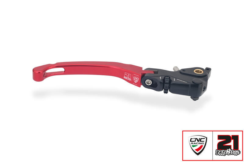 Brake lever RACE EVO Folding For Brembo Semi-Radil Master Cylinders - Troy Bayliss Limited Edition Red/Black