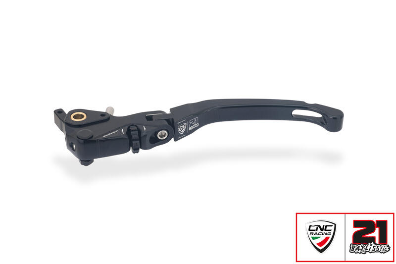 Clutch lever RACE EVO Folding For Brembo Semi-Radial Master Cylinders - Troy bayliss Limited Edition Black/Black