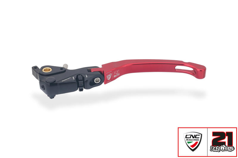 Clutch lever RACE EVO Folding For Brembo Semi-Radial Master Cylinders - Troy bayliss Limited Edition Red/Black