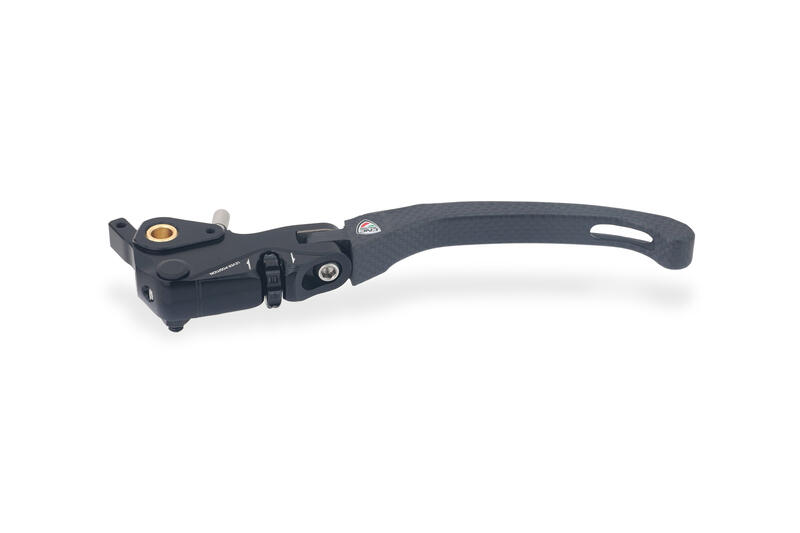 Clutch Lever Race EVO Folding Matt Carbon for Brembo semi-radial master cylinders Black