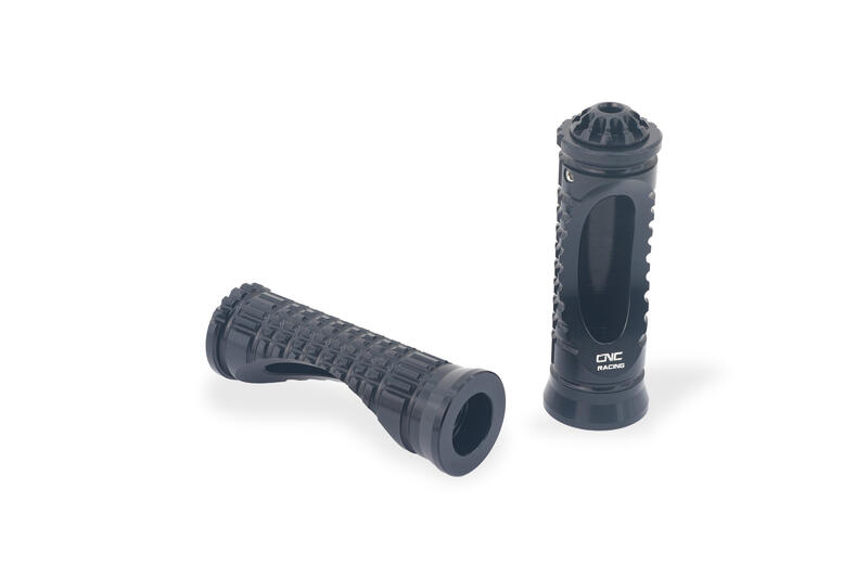 Round Sport Footpegs - Passenger Black