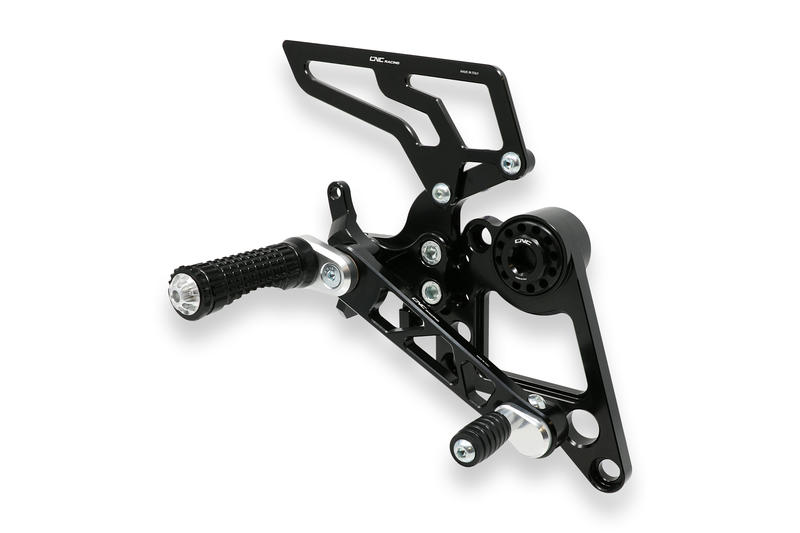 Adjustable rear sets Ducati Monster 696 796 1100 Black
