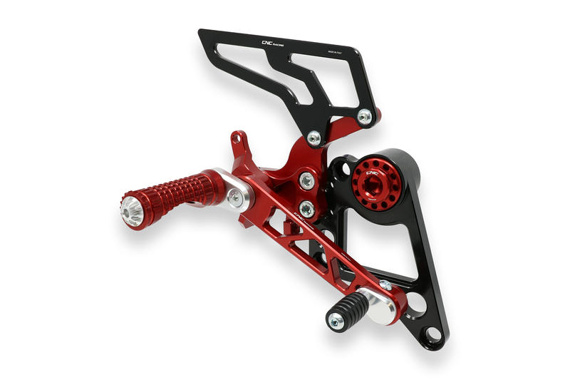 Adjustable rear sets Ducati Monster 696 796 1100 Red