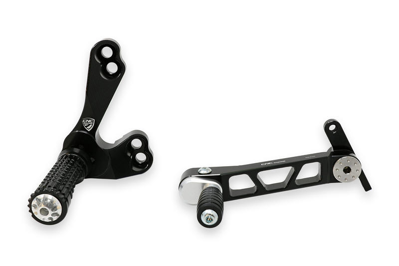 Adjustable rear sets Ducati Streetfighter 848 1098 Black