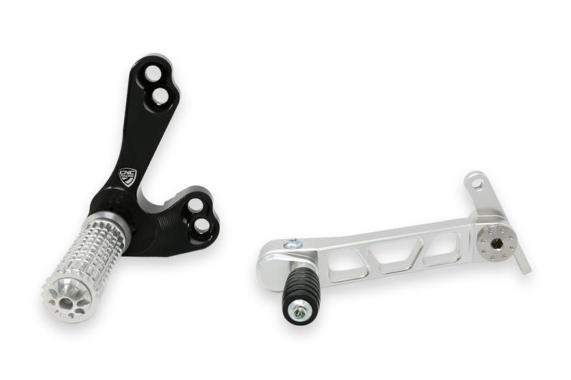 Adjustable rear sets Ducati Streetfighter 848 1098 Silver