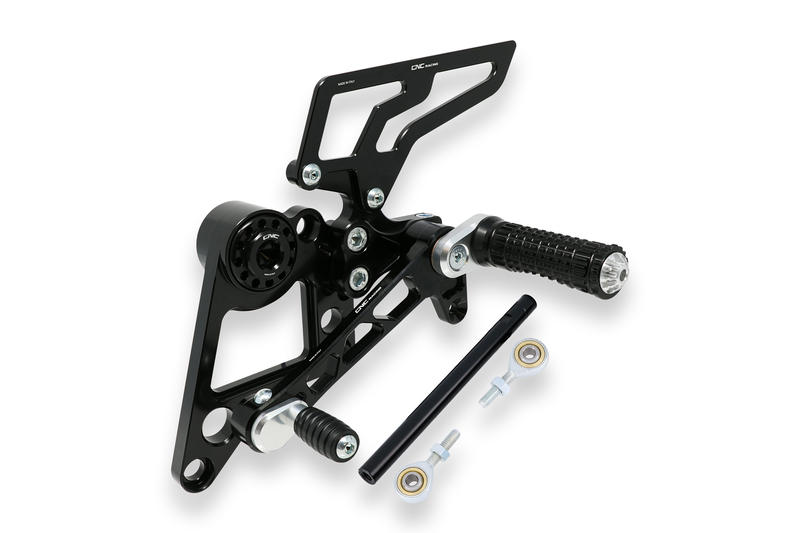 Adjustable rear sets Ducati Monster S2R S4R S4RS Black