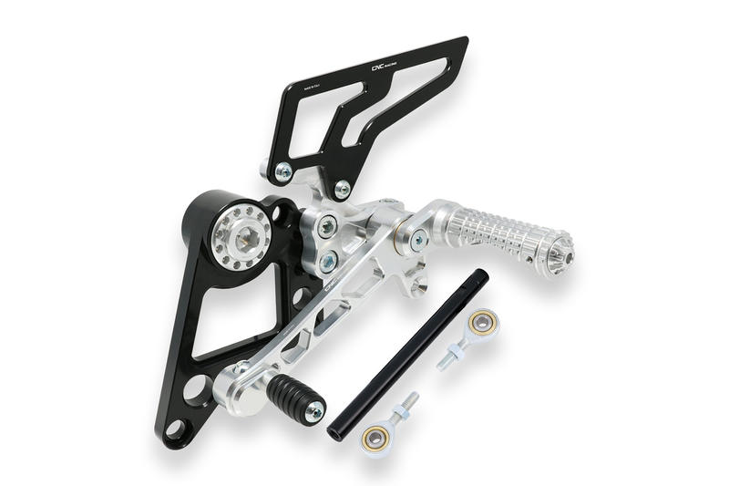 Adjustable rear sets Ducati Monster S2R S4R S4RS Silver