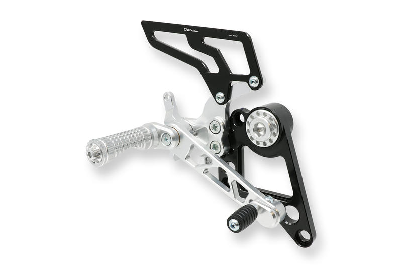 Adjustable rear sets Ducati Monster S2R S4R S4RS Silver