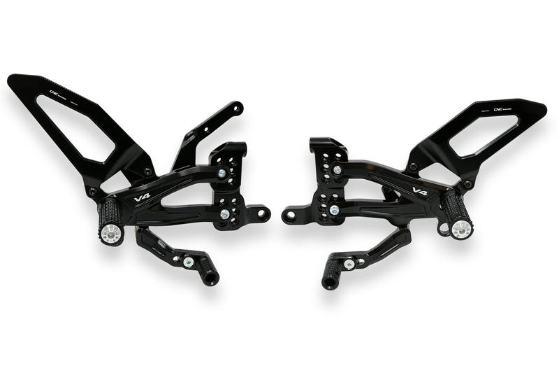 Pedane regolabili Ducati Panigale V4 - EASY Black