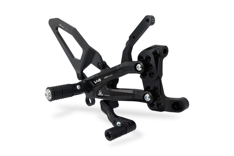 Adjustable rearsets Ducati Streetfighter V4 Black