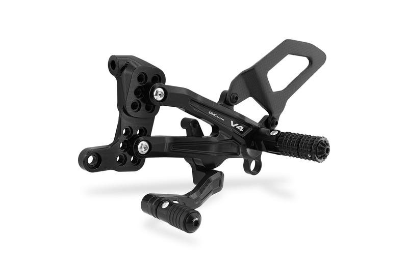 Adjustable rearsets Ducati Streetfighter V4 Black