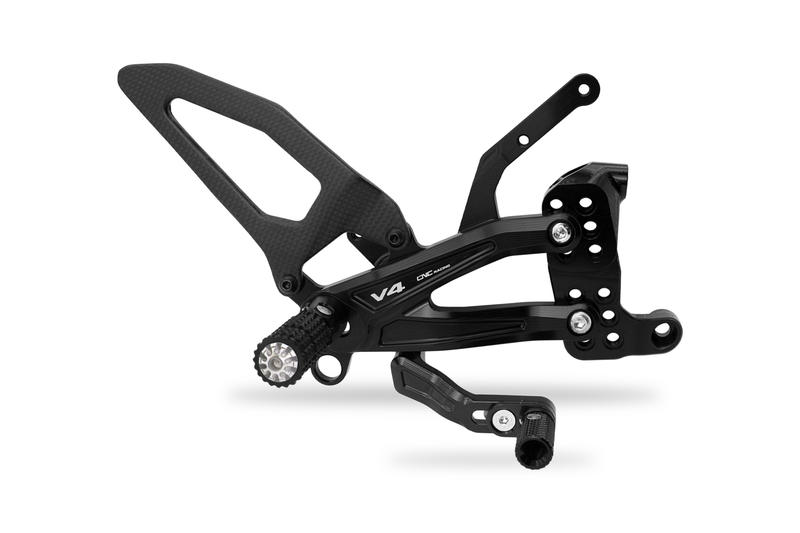 Adjustable rearsets Ducati Streetfighter V4 Carbon Black