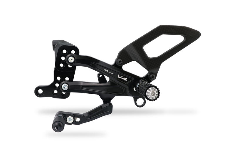 Adjustable rearsets Ducati Streetfighter V4 Carbon Black