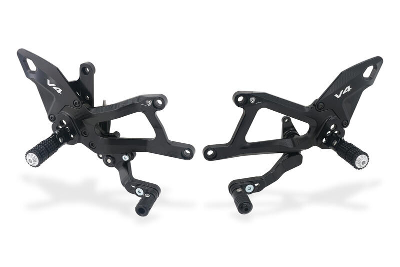 Adjustable rearsets Ducati Panigale V4 Black