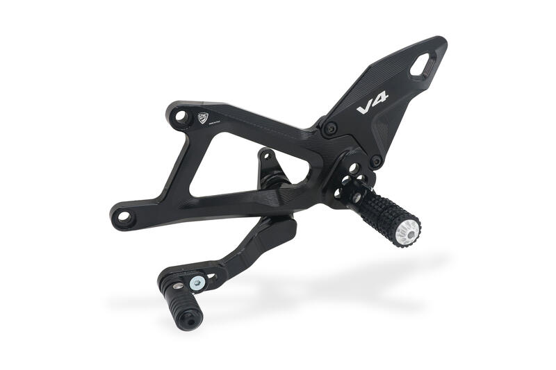 Adjustable rearsets Ducati Panigale V4 Black