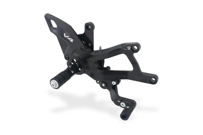Adjustable rearsets Ducati Panigale V4 Black