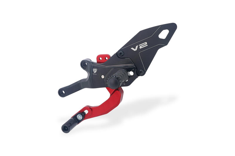 Adjustable Rearsets Ducati Panigale V2 MY2025 Black/Red