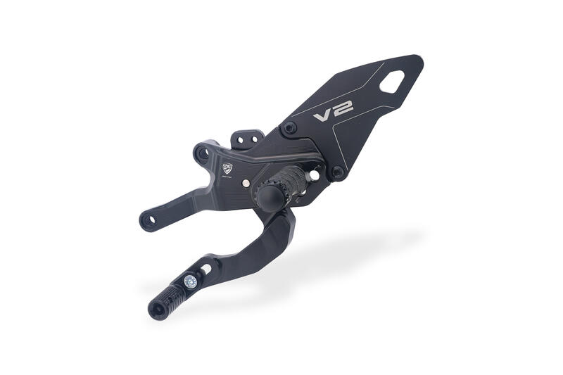 Adjustable Rearsets Ducati Panigale V2 MY2025 Black