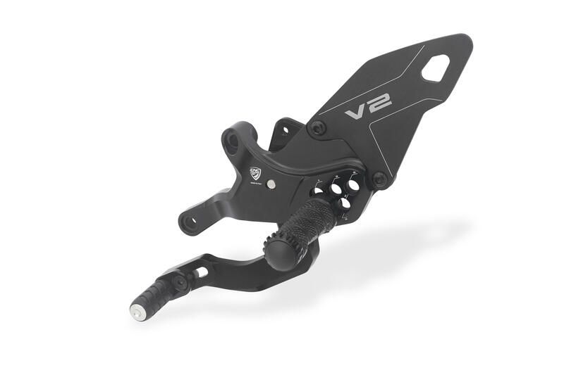 Adjustable Rearsets Ducati Streetfighter V2 MY2025 Black