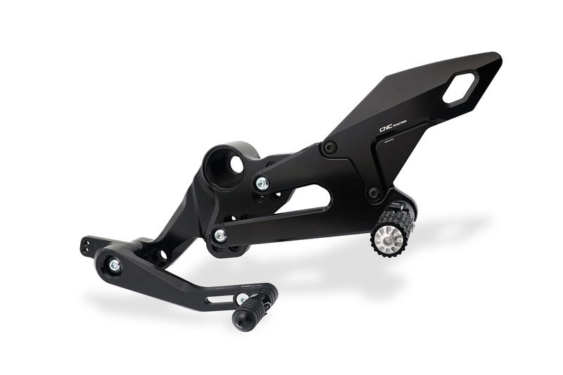 Adjustable rear sets Aprilia RS 660 - Tuono 660 Black