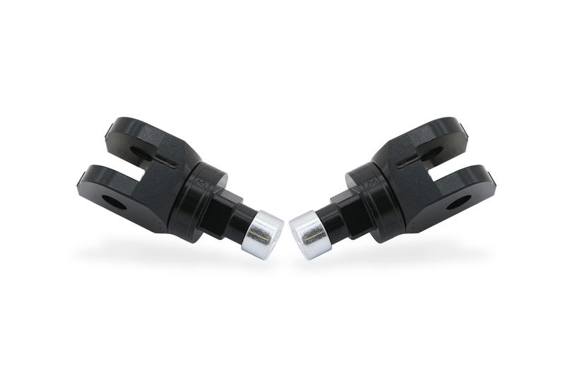 Footpegs kit TOURING driver - Advanced Mounting System Black