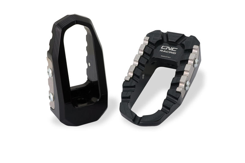 Footpegs kit TOURING - driver Black