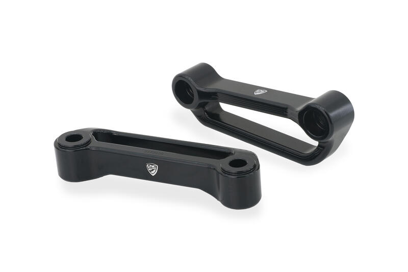 Rear footrest blanking plates MV Agusta Black