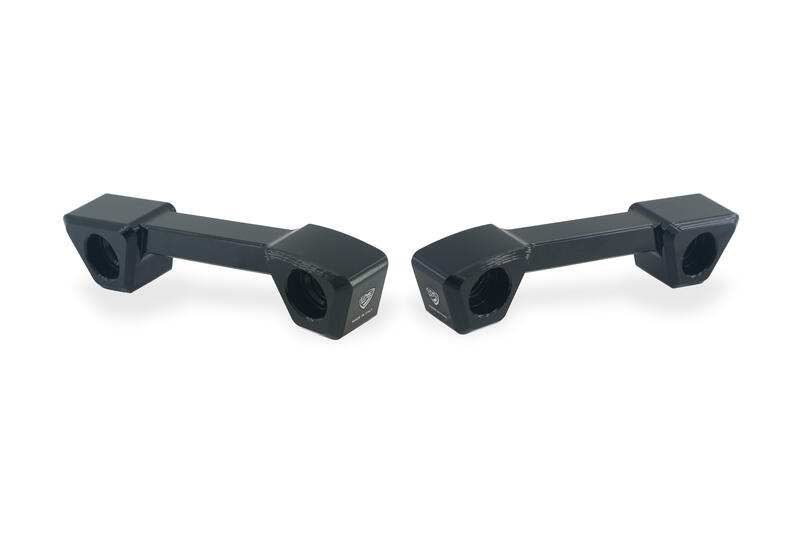 Hole Cover Plates & Tie-Down Strap Supports for Ducati Panigale V2 and Streetfighter V2 MY2025 Black