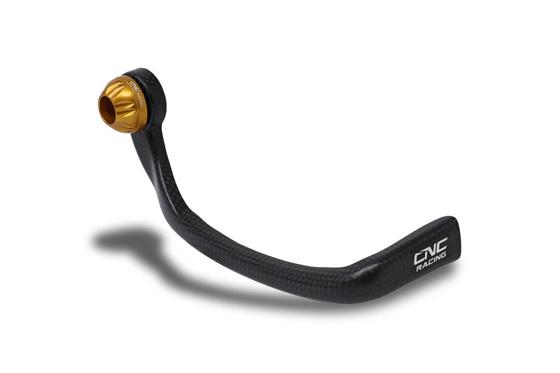 Brake-Guard Carbon Race - Protection front brake lever matt carbon Gold