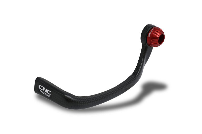 Clutch-Guard Carbon Race - Protection clutch lever glossy carbon Red