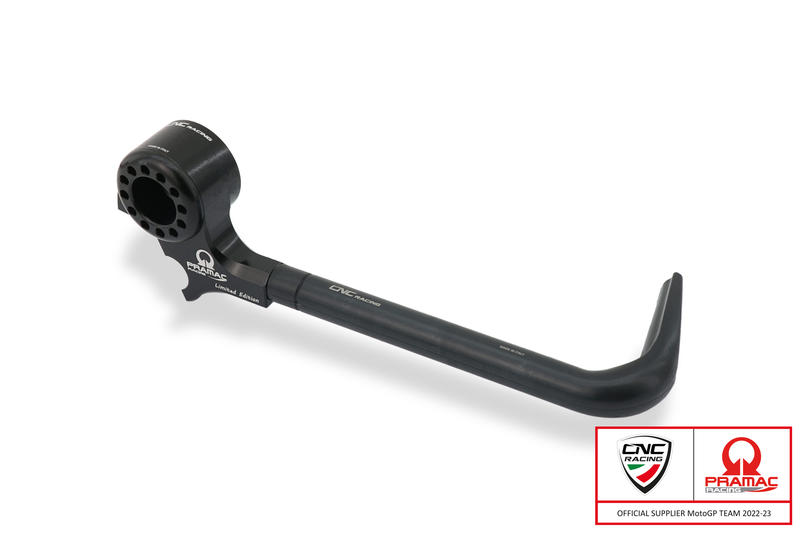 Lever-Guard Street - Protection front brake lever with bar-end mirror housing - Pramac Racing Limited Edition Black