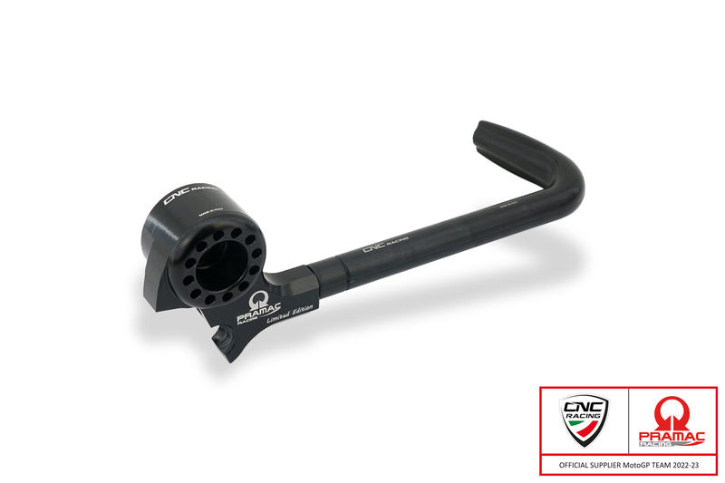 Lever-Guard Street - Protection front brake lever with bar-end mirror housing - Pramac Racing Limited Edition Black