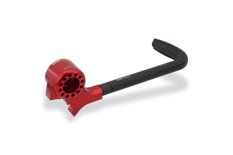 Lever-Guard Street - Protection front brake lever with bar-end mirror housing Red