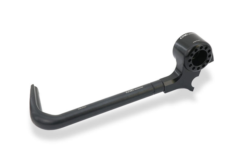 Lever-Guard Street - Clutch lever protector with bar-end mirror housing Black