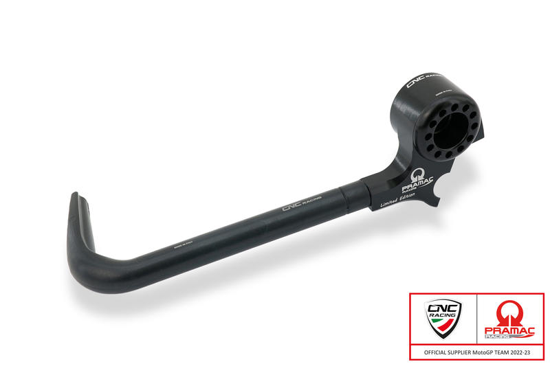 Lever-Guard Street - Clutch lever protector with bar-end mirror housing - Pramac racing Limited Edition Black