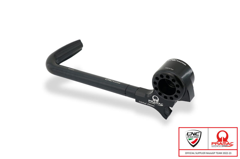 Lever-Guard Street - Clutch lever protector with bar-end mirror housing - Pramac racing Limited Edition Black