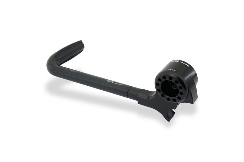 Lever-Guard Street - Clutch lever protector with bar-end mirror housing Black