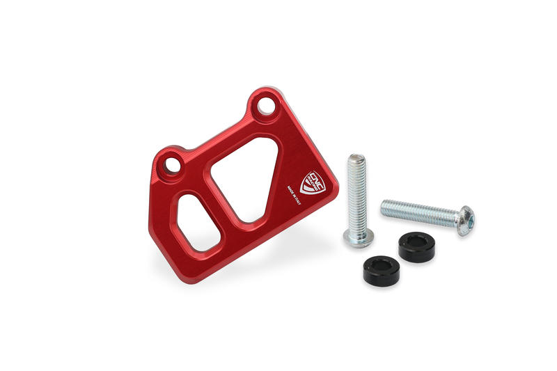 Rear brake master cylinder protector Moto Guzzi Red