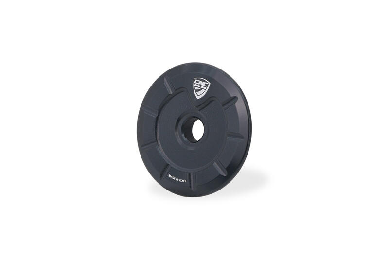 Triple clamps - top plate nut cap Ducati Black