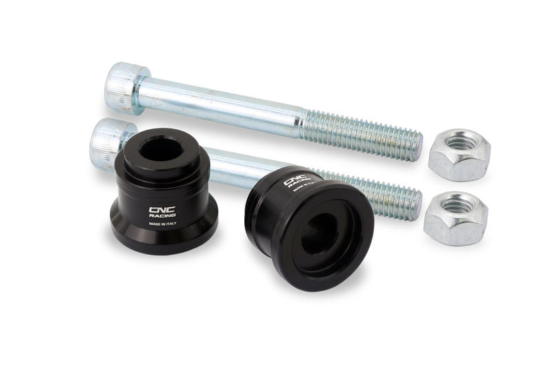 Handlebar clamp spacers H 20mm Ducati Monster 937 / Streetfighter V2 V4 Black