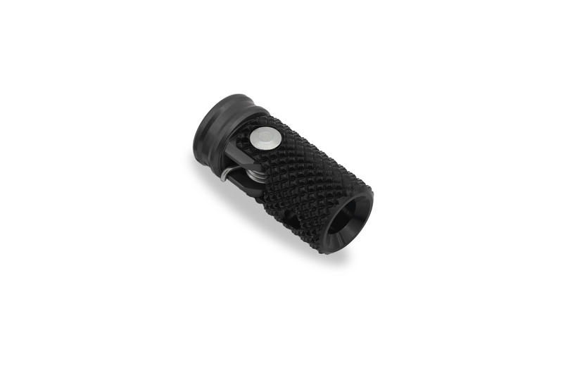 FOLDING PEG SPORT REAR BRAKE LEVER - M6 Black