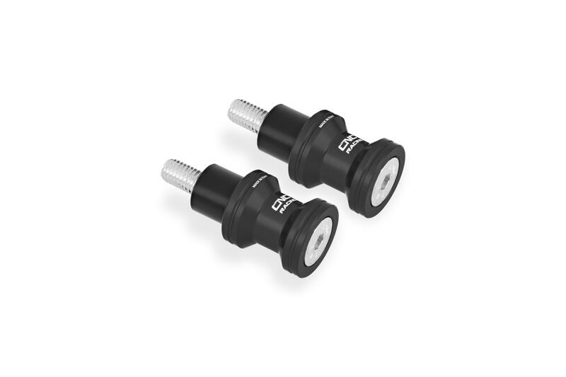 Swingarm spools M8 Black