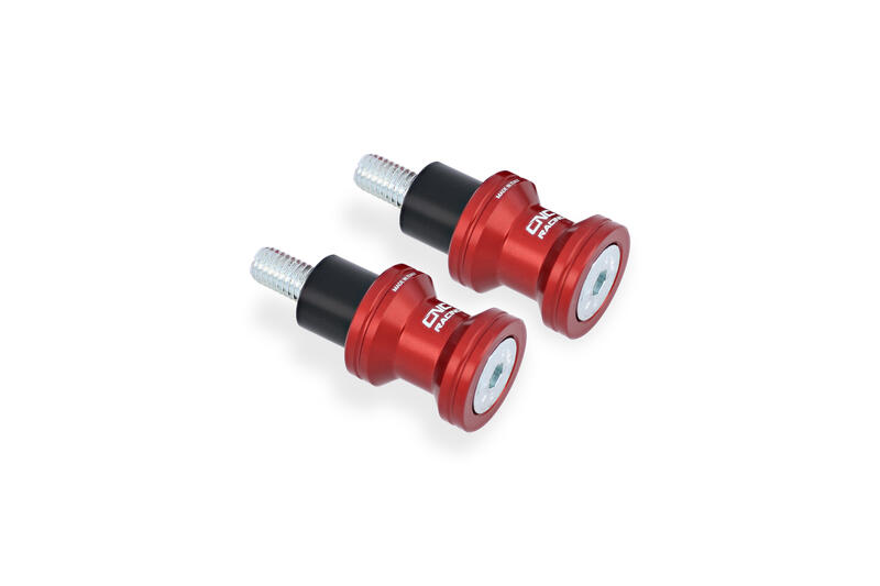 Swingarm spools M8 Red