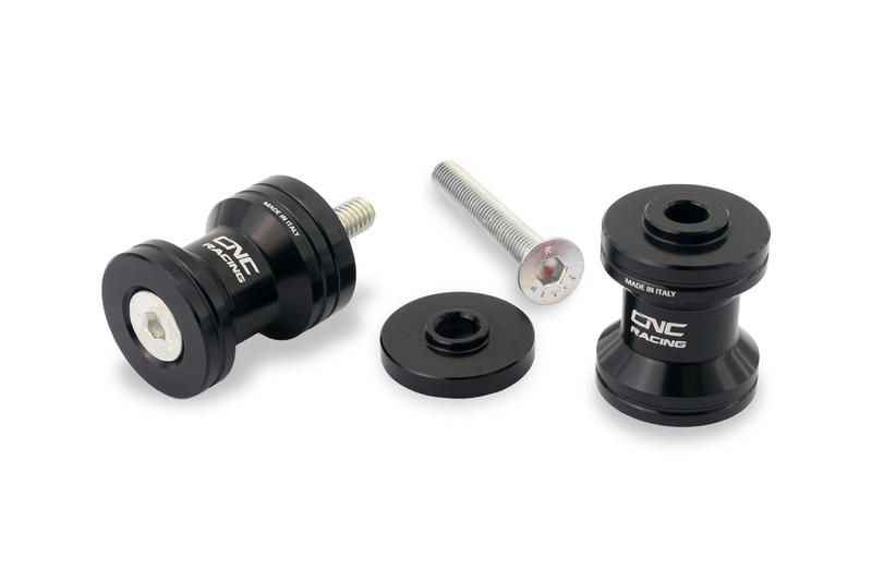 Swingarm spools M6 Black