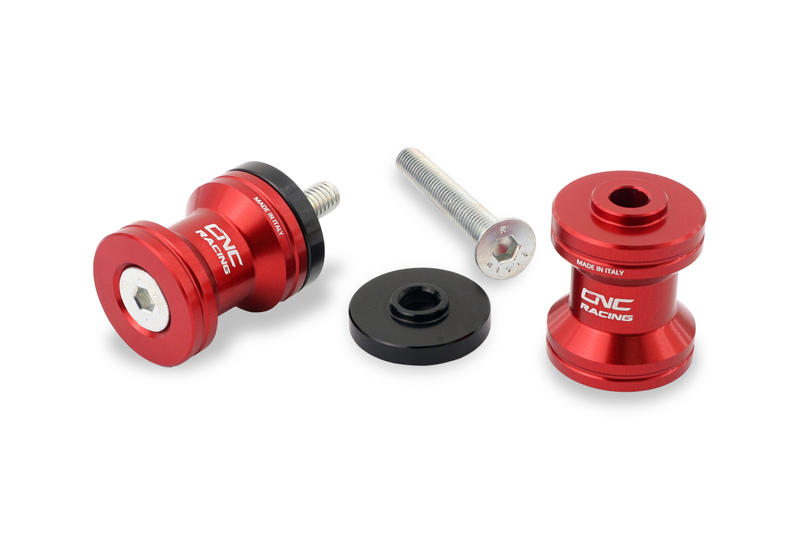 Swingarm spools M6 Red