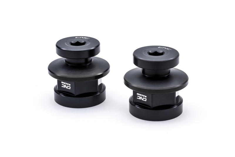 Rear wheel nuts Ducati - with rear stand support Black