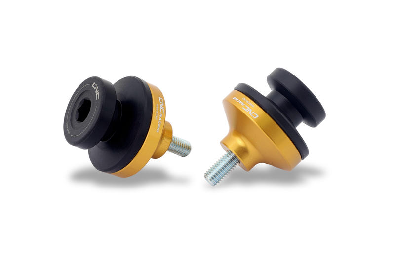 Swingarm spools M8 Gold