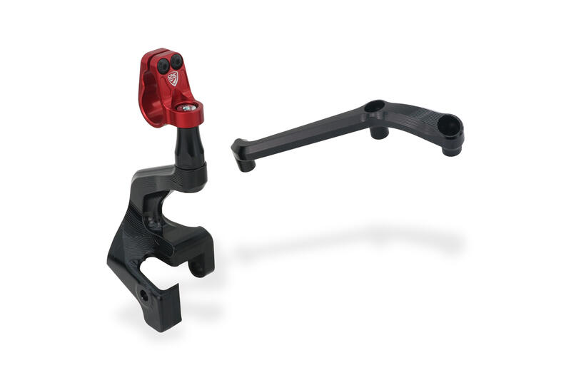 Steering damper kit Ducati Multistrada V4/V4S with clamp RM251 Red