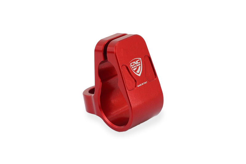 Vertical Clamp for Steering damper Ohlins Red